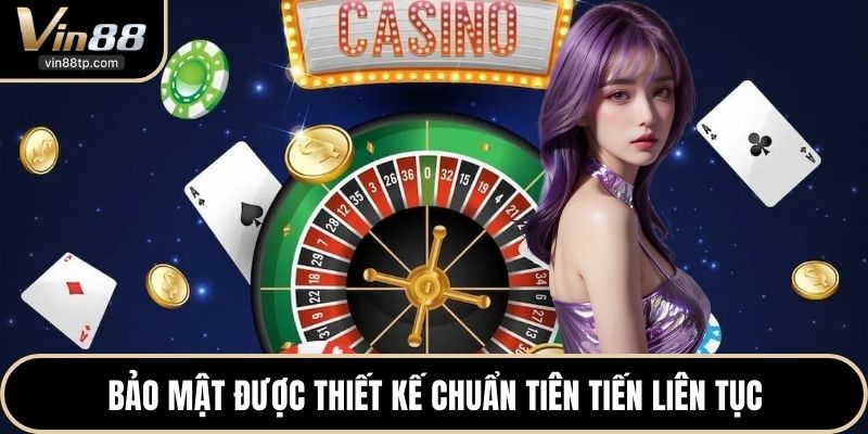 Bảo mật được thiết kế chuẩn tiên tiến liên tục