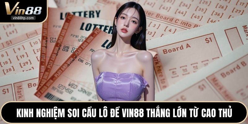 Kinh nghiệm soi cầu lô đề Vin88 thắng lớn từ cao thủ